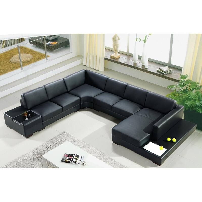 The Artistant House Leather 4pc-Sectional