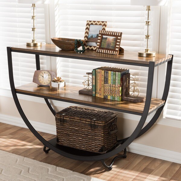 Carbon loft cohn vintage hot sale industrial console table