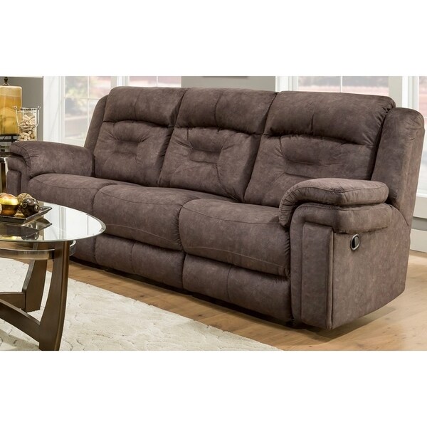 Copper Grove Fleming Brown Microfiber Reclining Sofa