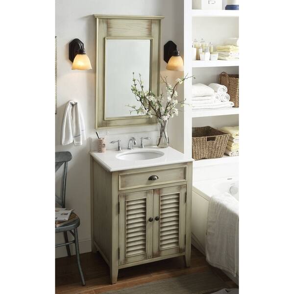 Shop 26 Benton Collection Abbeville Rustic Beige Bathroom Vanity Overstock 22333750