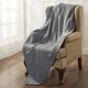 preview thumbnail 5 of 15, Modern Threads 100-Percent Cotton Thermal Blanket Full - Queen - Charcoal