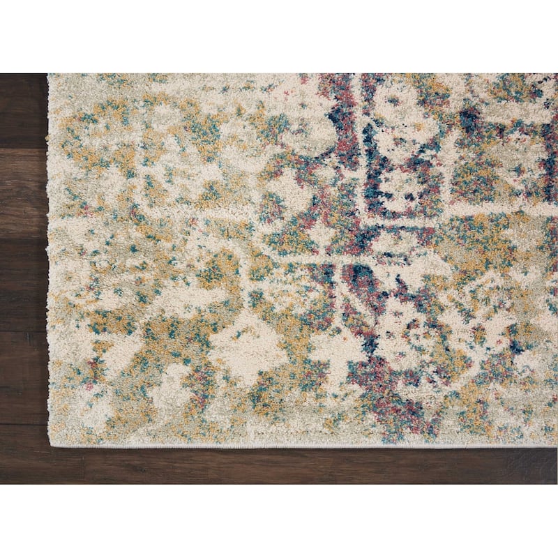 Nourison Fusion Traditional Distressed Area Rug