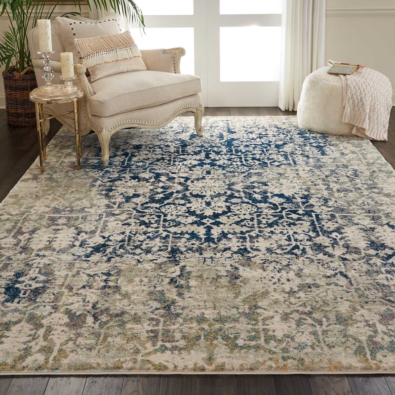 Nourison Fusion Traditional Distressed Area Rug