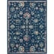 preview thumbnail 8 of 24, Nourison Fusion Vintage Floral Area Rug 7' 10" x 10' 6" - Navy/Pink - Runner/Rectangle