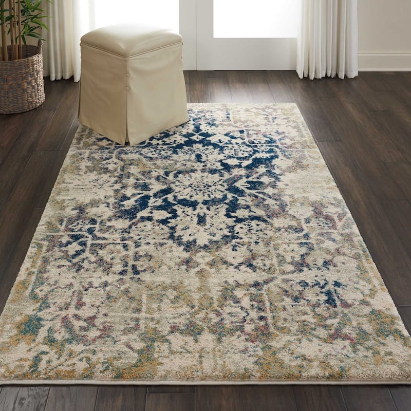 Nourison Fusion Traditional Distressed Area Rug