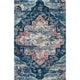 preview thumbnail 23 of 24, Nourison Fusion Vintage Floral Area Rug 4' x 6' - Navy/Pink - Runner/Rectangle