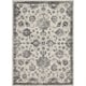 preview thumbnail 26 of 24, Nourison Fusion Vintage Floral Area Rug 5'3" x 7'3" - Cream/Grey - Runner/Rectangle