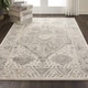 preview thumbnail 1 of 42, Nourison Fusion Vintage Distressed Area Rug 5'3" x 7'3" - Cream/Grey - Rectangle