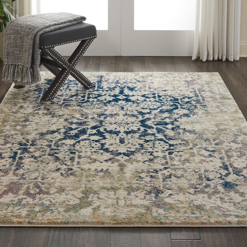 Nourison Fusion Traditional Distressed Area Rug