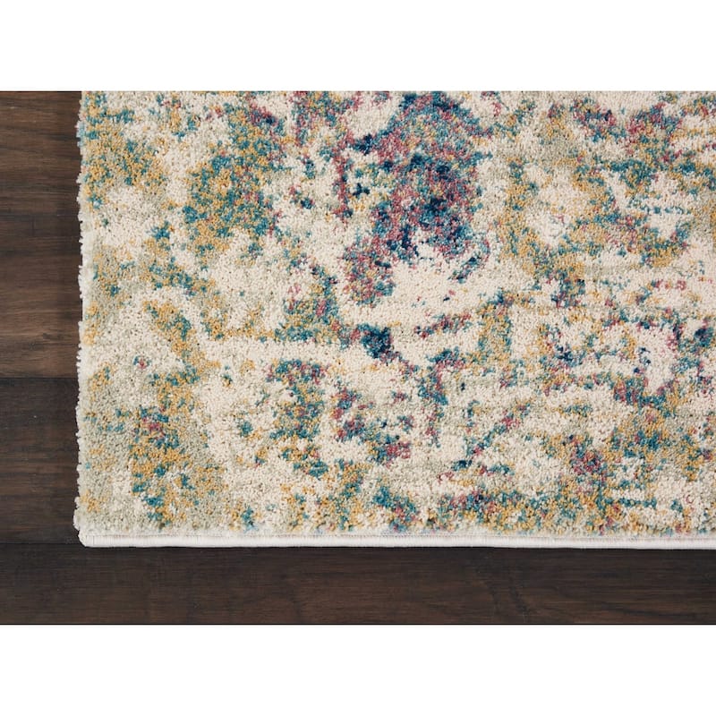 Nourison Fusion Traditional Distressed Area Rug
