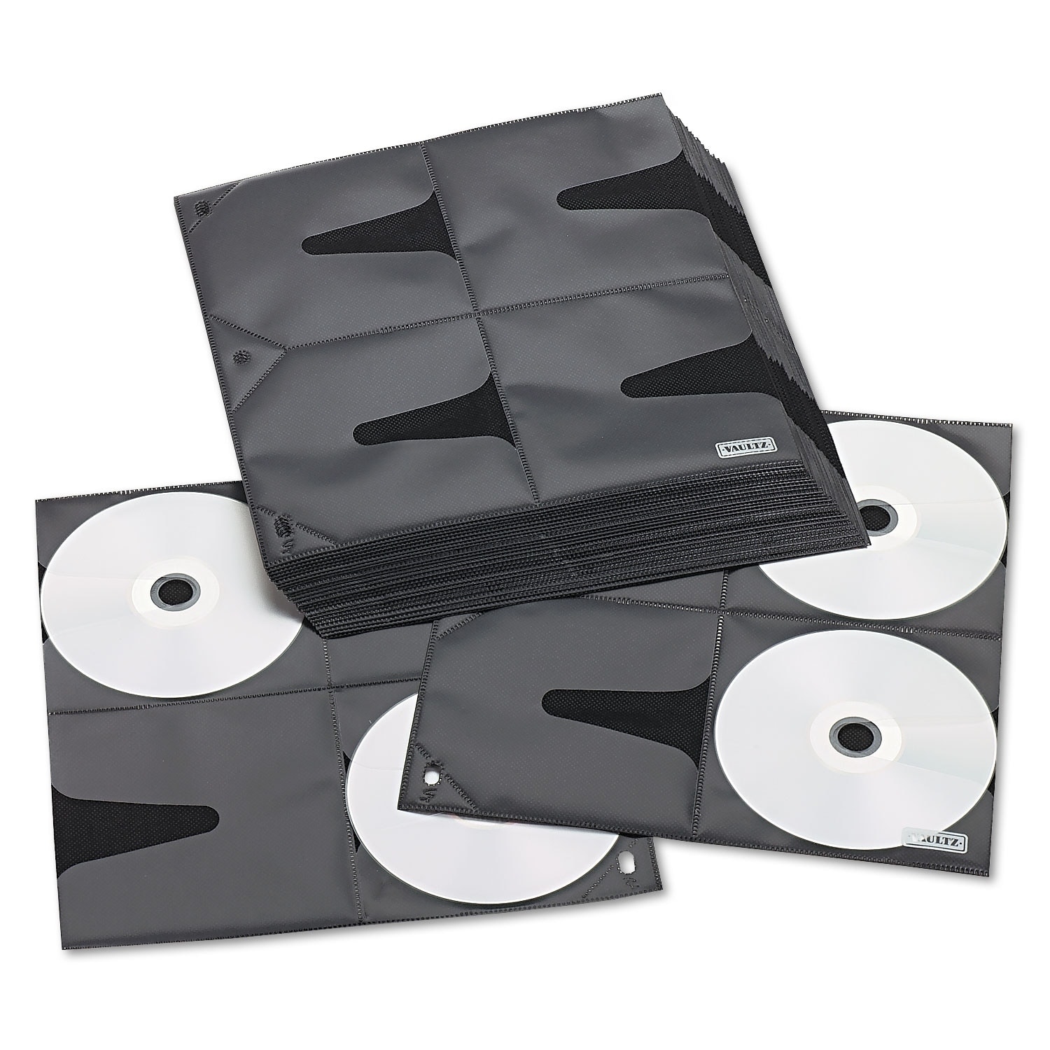 * Two-Sided CD Refill Pages for Three-Ring Binder 50//Pack