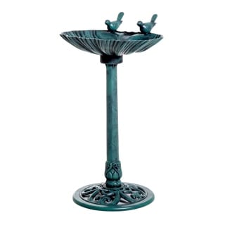 Shop Outsunny 28 Tall Resin Free Standing Garden Pedestal Bird