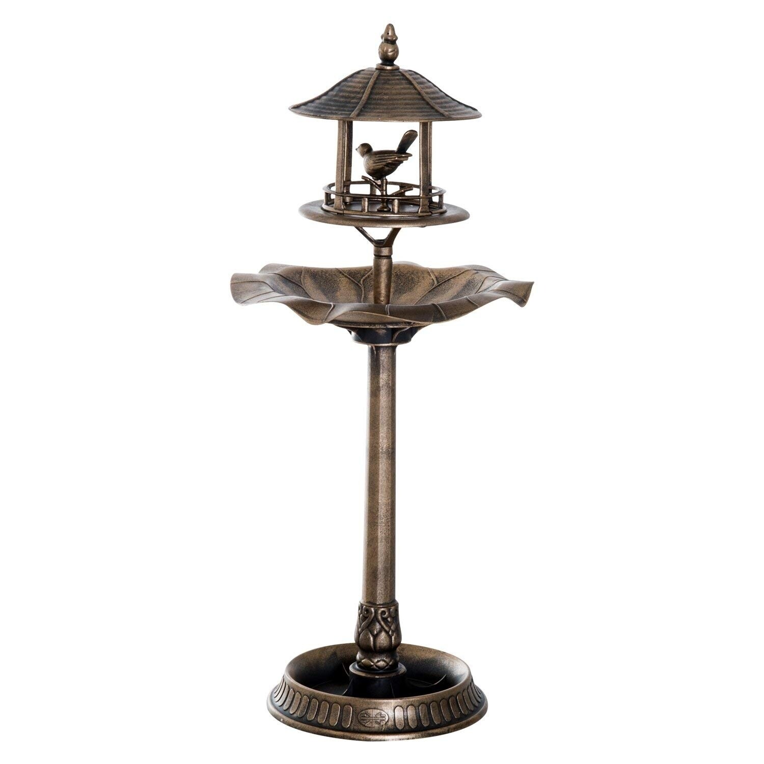 Yard Garden Outdoor Living Outdoor Garden Antique Pedestal Bird
