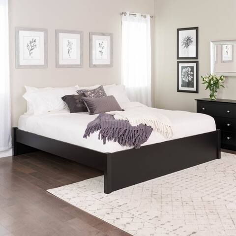 Prepac King 4-post Platform Bed with Optional Drawers