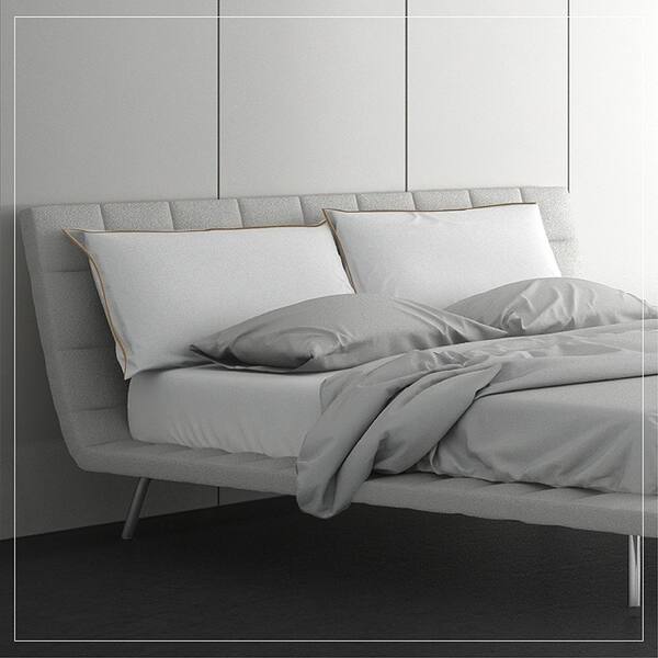 Shop Luxury White Duck Down Organic Cotton Pillow 20 X 28 Free