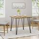 Maverick Indoor Industrial Acacia Wood Dining Table by Christopher Knight Home - Teak - Teak