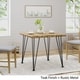 preview thumbnail 2 of 3, Maverick Indoor Industrial Acacia Wood Dining Table by Christopher Knight Home - Teak