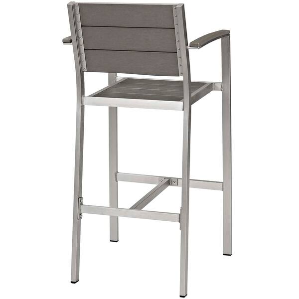 Shop Shore 3 Piece Outdoor Patio Aluminum Outdoor Pub Set Free