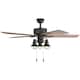 The Gray Barn Stormy Grain 52-inch Aged Bronze LED Ceiling Fan