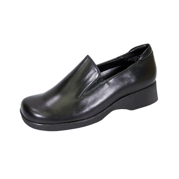 womens extra wide slip on shoes