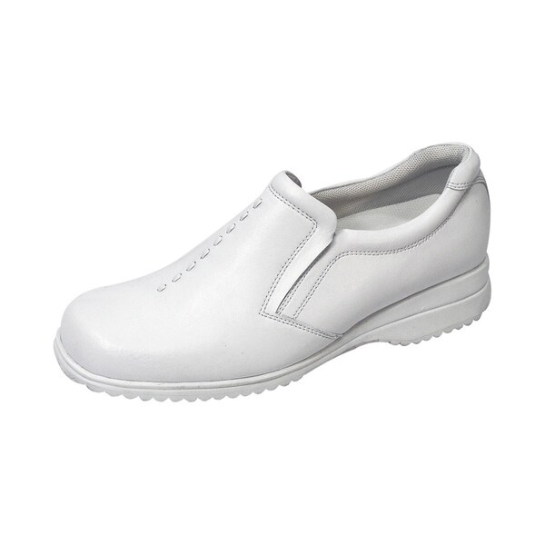 white wide width shoes