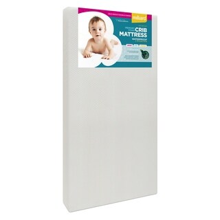 Milliard Premium Memory Foam Toddler Bed and Next Stage Baby Crib Mattress- 27.5"x52"x5.5" - White - 52 x 27.5 x 5.5