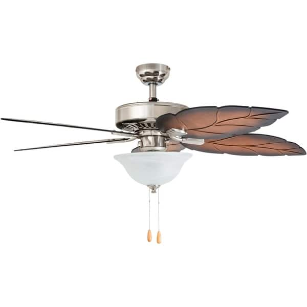 Shop Prominence Home Bradenton Tropical 52 Brushed Nickel Led