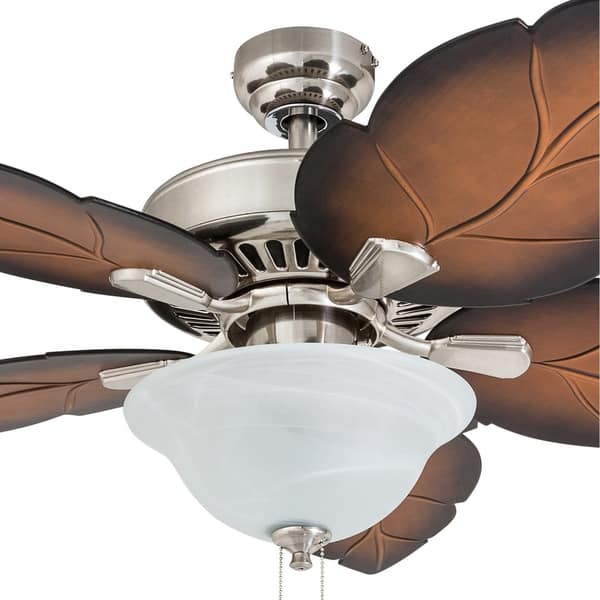 Shop Prominence Home Bradenton Tropical 52 Brushed Nickel Led