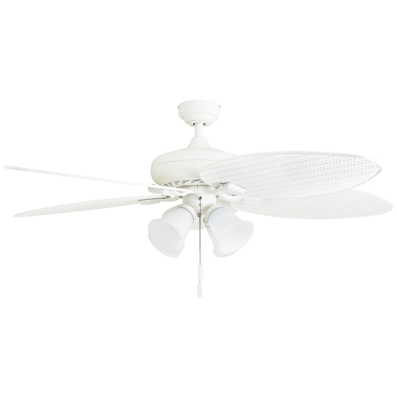 Shop Honeywell Palm Lake 52 White Tropical Led Ceiling Fan With