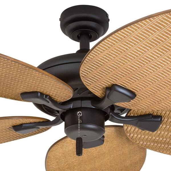 Shop Honeywell Palm Valley Bronze Tropical Ceiling Fan With