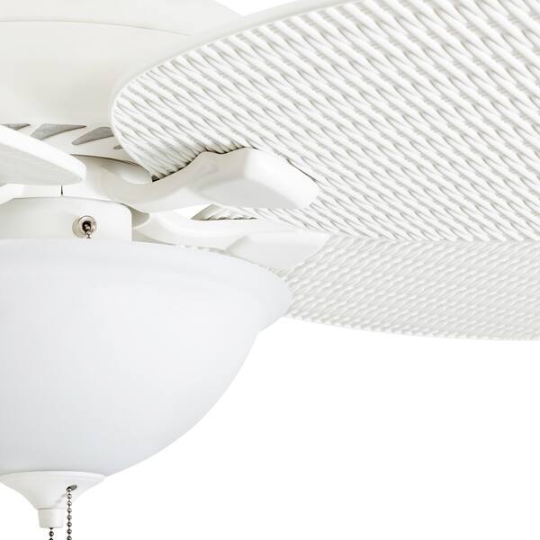 Shop Honeywell Palm Island 52 White Tropical Led Ceiling Fan With