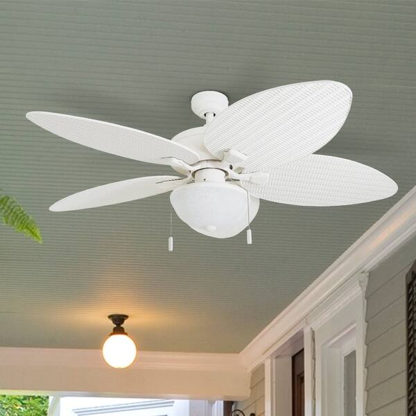 Shop Honeywell Inland Breeze White Outdoor Led Ceiling Fan With