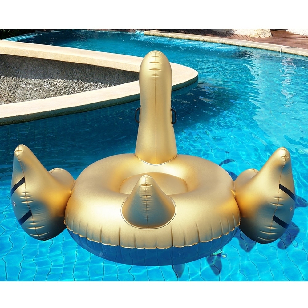 OVE Decors Gold Swan Pool Float Bed Bath Beyond 22347234