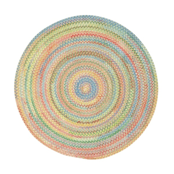Farrow Grass Braided Round Area Rug - 7'6