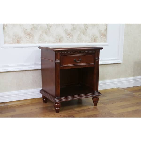 International Caravan Carved Wood Three End Table International Caravan Carved Wood Three End Table
