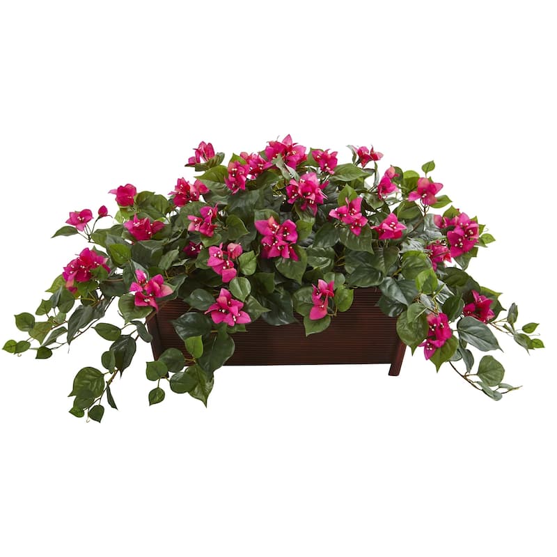 Bougainvillea Artificial Plant in Decorative Planter