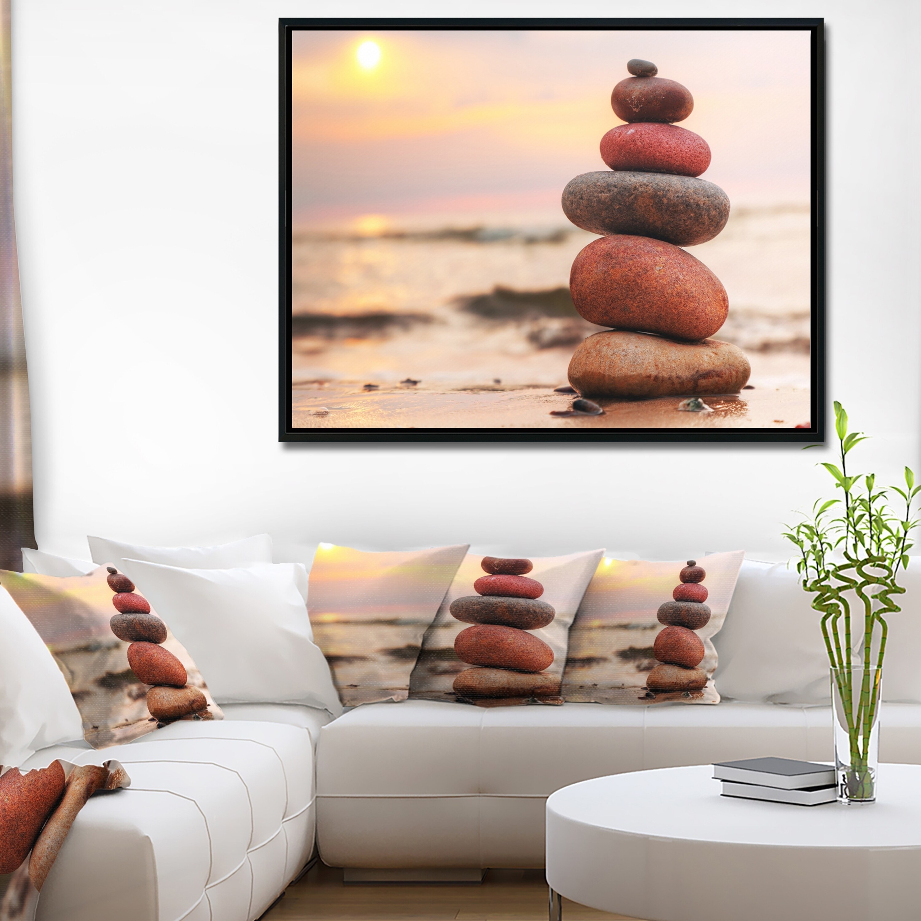 Zen Stones Pyramid Art Print Home Decor Wall Art Poster Eltecom Cl