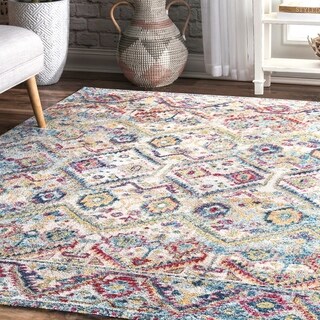 Hip Rugs Brooklyn Rug Co Multi Modern Hip Coachella Intersecting Trellis Faded ...