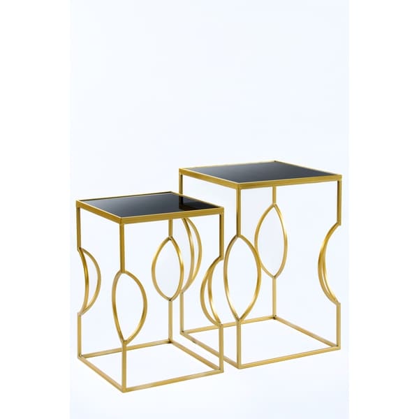 Statements By J Clemence Side Tables Set Of 2 24 And 21 Inch Statements By J Clemence Side Tables Set Of 2 24 And 21 Inch Tall