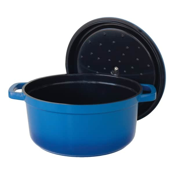 Induction-Ready Cast Aluminum Dutch Oven, Blue, 7Qts - Bed Bath & Beyond -  22357513