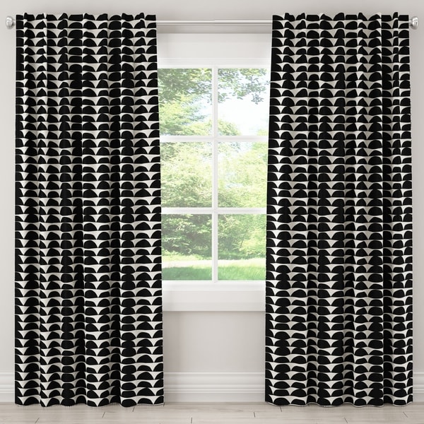 Skyline Furniture Unlined Curtain in Halfmoon