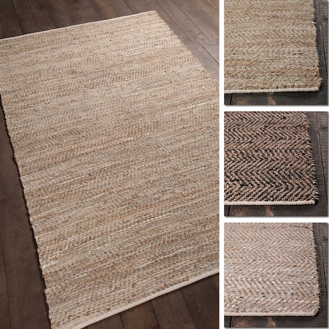 Artist's Loom Darla Collection Hand-Woven Abstract Pattern Casual Rug