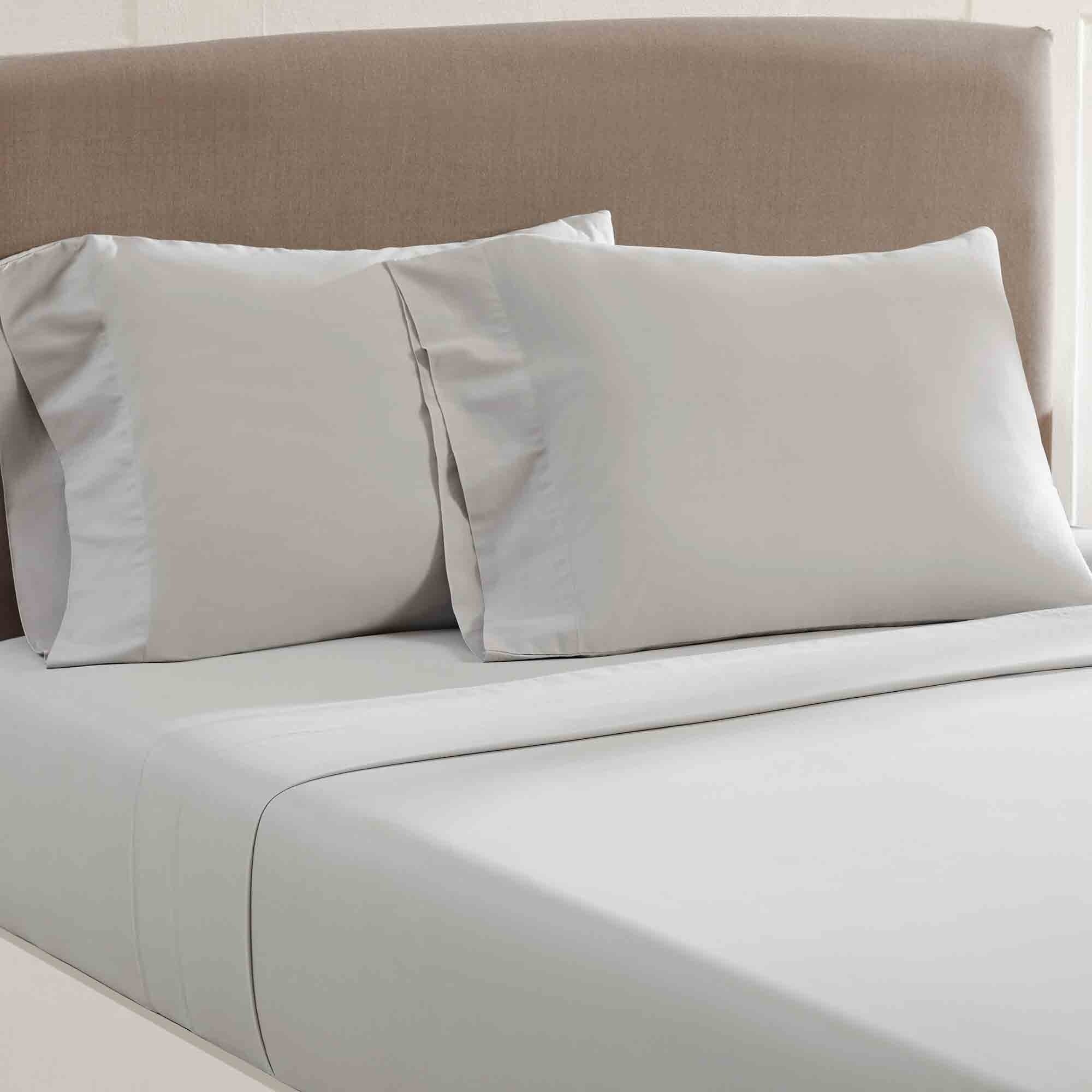 OAKE VINTAGE WASHED WHITE COTTON FULL SHEET SET   NEW 