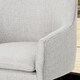 preview thumbnail 2 of 18, Johnson Mid Century Modern Fabric Home Office Chair with Chrome Base by Christopher Knight Home