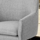 preview thumbnail 12 of 18, Johnson Mid Century Modern Fabric Home Office Chair with Chrome Base by Christopher Knight Home