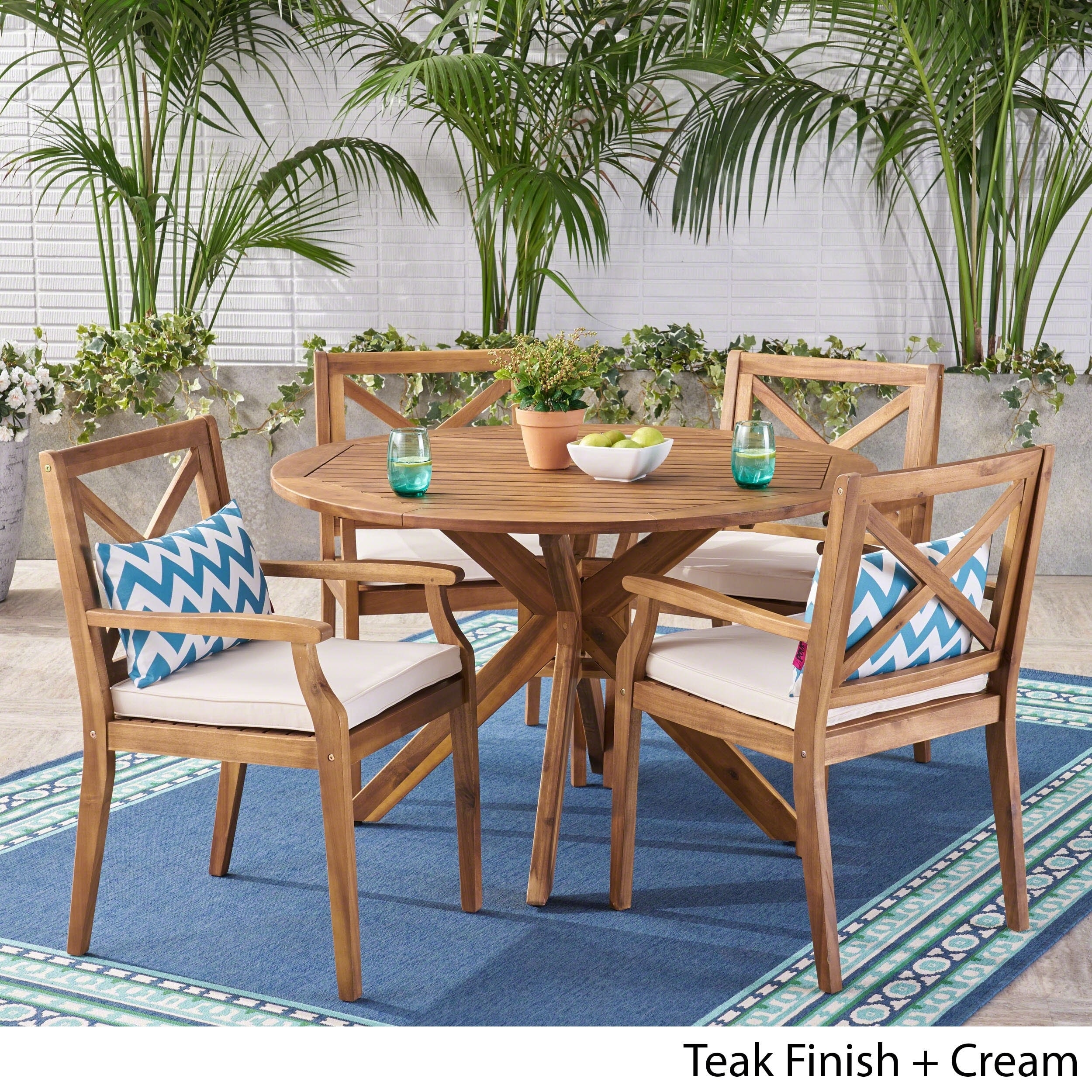 Christopher Knight Home Caribbean Outdoor 30" Acacia Wood