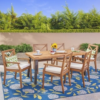 rohan 7 piece dining set