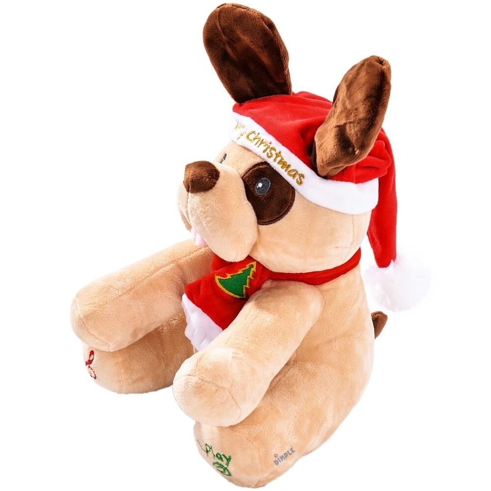 christmas dog stuffed animal