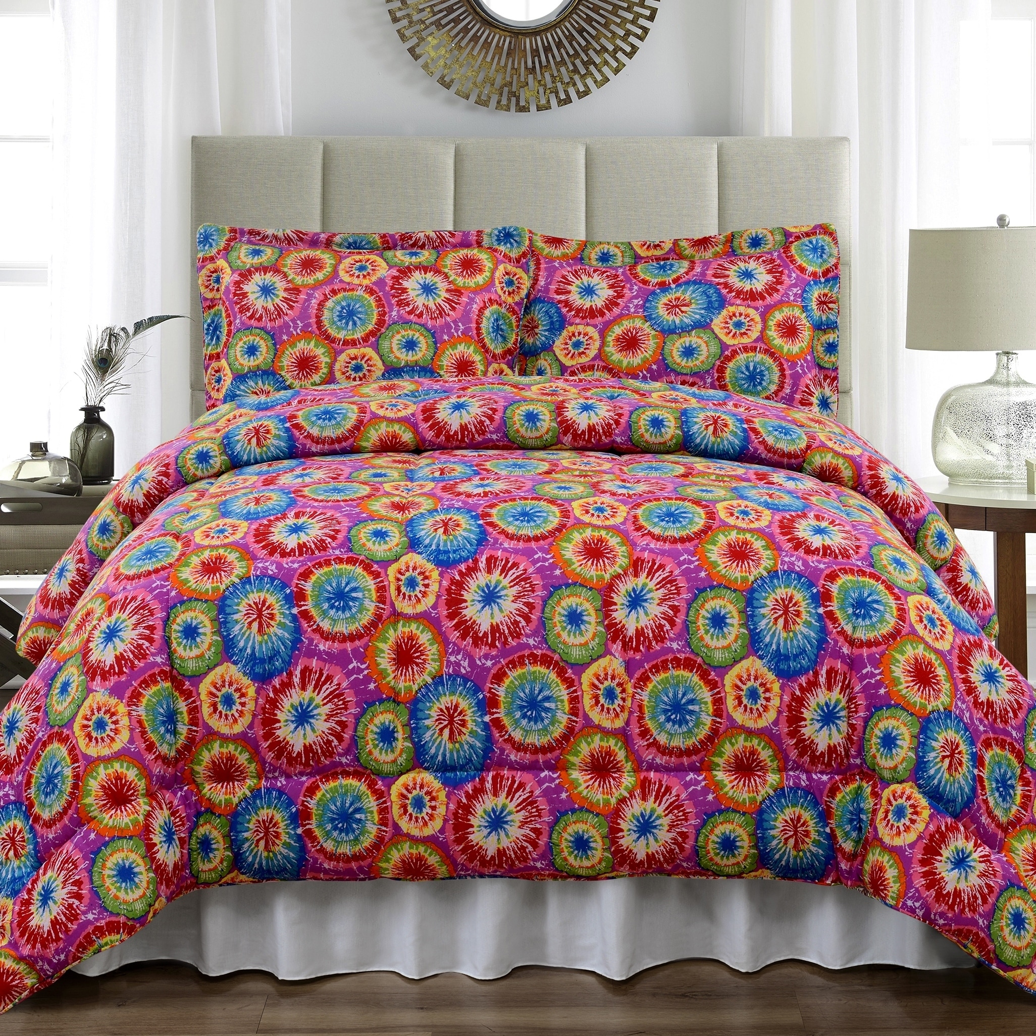 Shop Soft Touch Full Queen Jersey 4 Piece Comforter Set Free