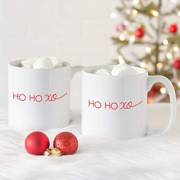 Ho Ho Ho Stoneware Coffee Mug